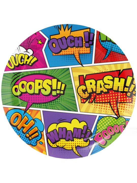 8 Assiettes 23 cm Super-héros pour la vente par Fiestora