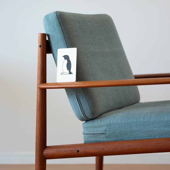 Nandaka - Vente Carte de vœux classique - Carte gaufrée à la main | Home Series : Penguin4