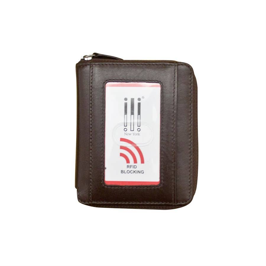 ili New York – Großhandel Brieftasche – Unisex – 7859 Geldbörse aus Leder mit umlaufendem Reißverschluss5