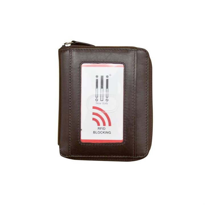 ili New York - Wholesale Wallet - Unisex - 7859 Leather Zip Around Wallet5