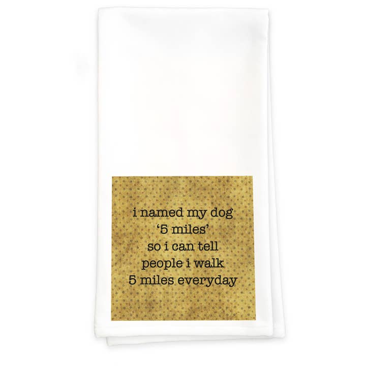 5 Miles - Towel for wholesale by Paisley & Parsley