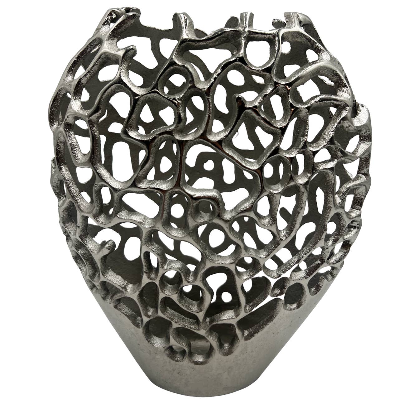 2626 Designs - Wholesale Vase - Aluminum Hollow-carved Birds Nest Flower Vase2