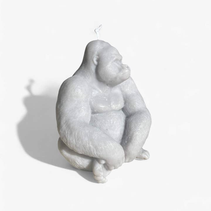 Grey Gorilla Candle: Awaken Your Interior Decoration for wholesale on Faire3