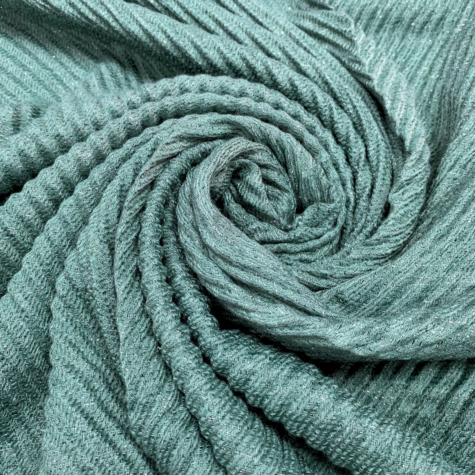 Lili Scarves (US Duty Free) - Wholesale Scarf - Women's - Premium Plain Lurex Large Scarf - 11 Colours5