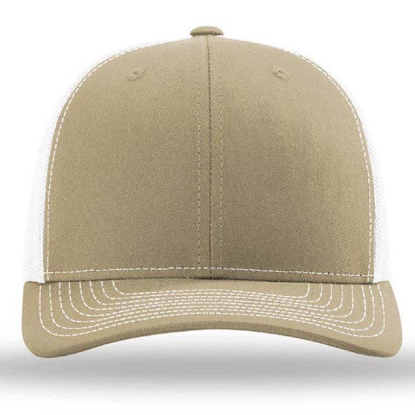 Kodiak Wholesale - Wholesale Trucker Hat - Unisex - Richardson 112 Snapback Trucker Cap - Custom Leather Patch H53