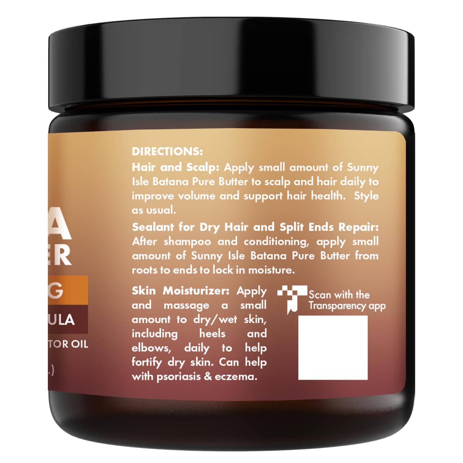 Sunny Isle - Venta al por mayor Aceite capilar - Manteca Pura Anti-Afinamiento Sunny Isle Batana 4oz1