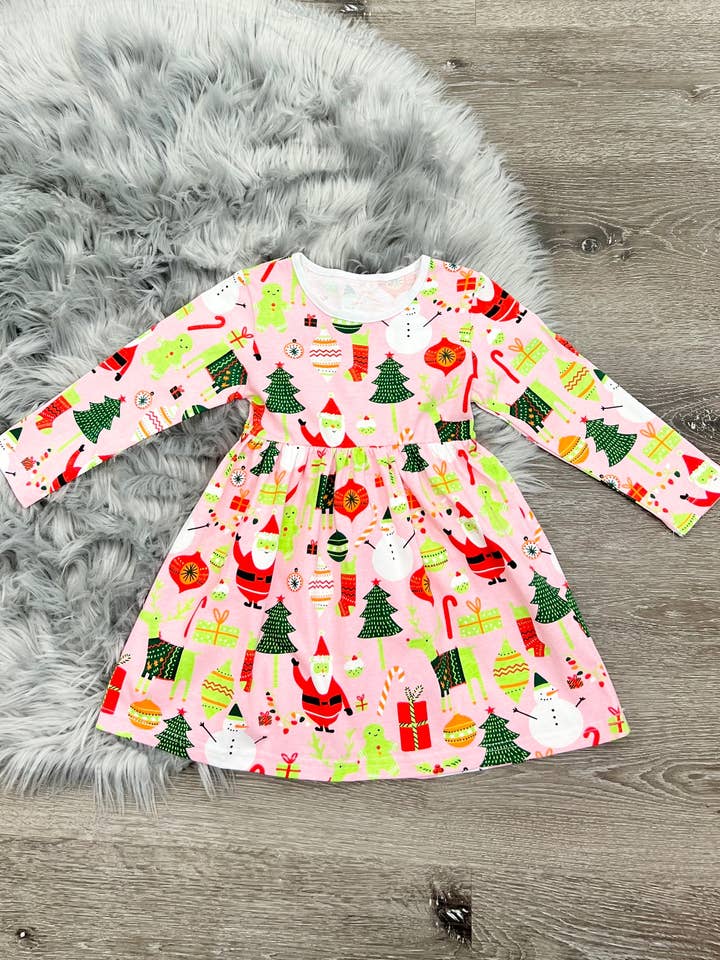 Jurk van Gingerbread & Friends voor wholesale door Two Cute Boutique LLC