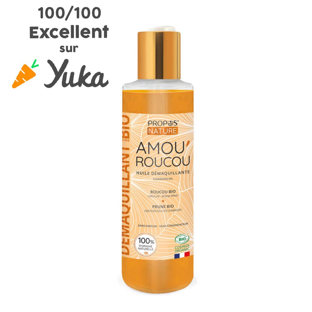 Propos'Nature - Vendita all'ingrosso Struccanti - Olio struccante biologico Amou'roucou con Roucou - 125 ml5