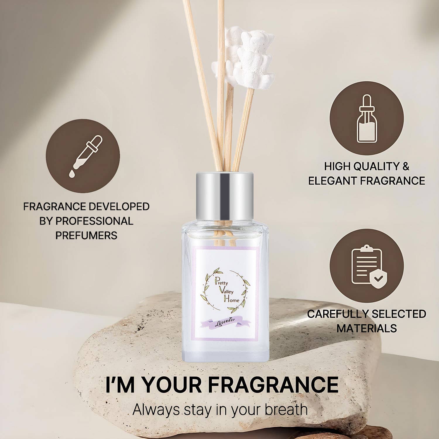 Pretty Valley Home – wholesale Reed diffuser – Mini Ceramic Diffusers 30ml/1.01 Fl.Oz For Home Decor Gifts6