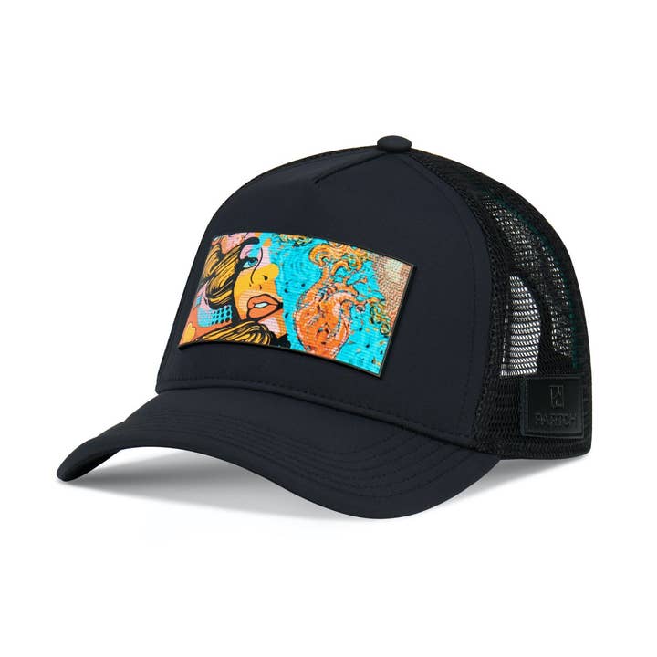 PARTCH Fashion Trucker Hat Black Removable Exsyt Art Partch Clip for wholesale by PARTCH