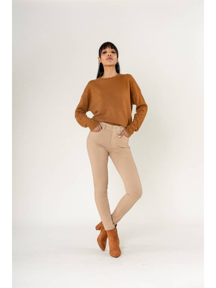 Nina Carter - Wholesale Fashion Leggings - Women's - Super stretch leggings with comfortable zip A00313