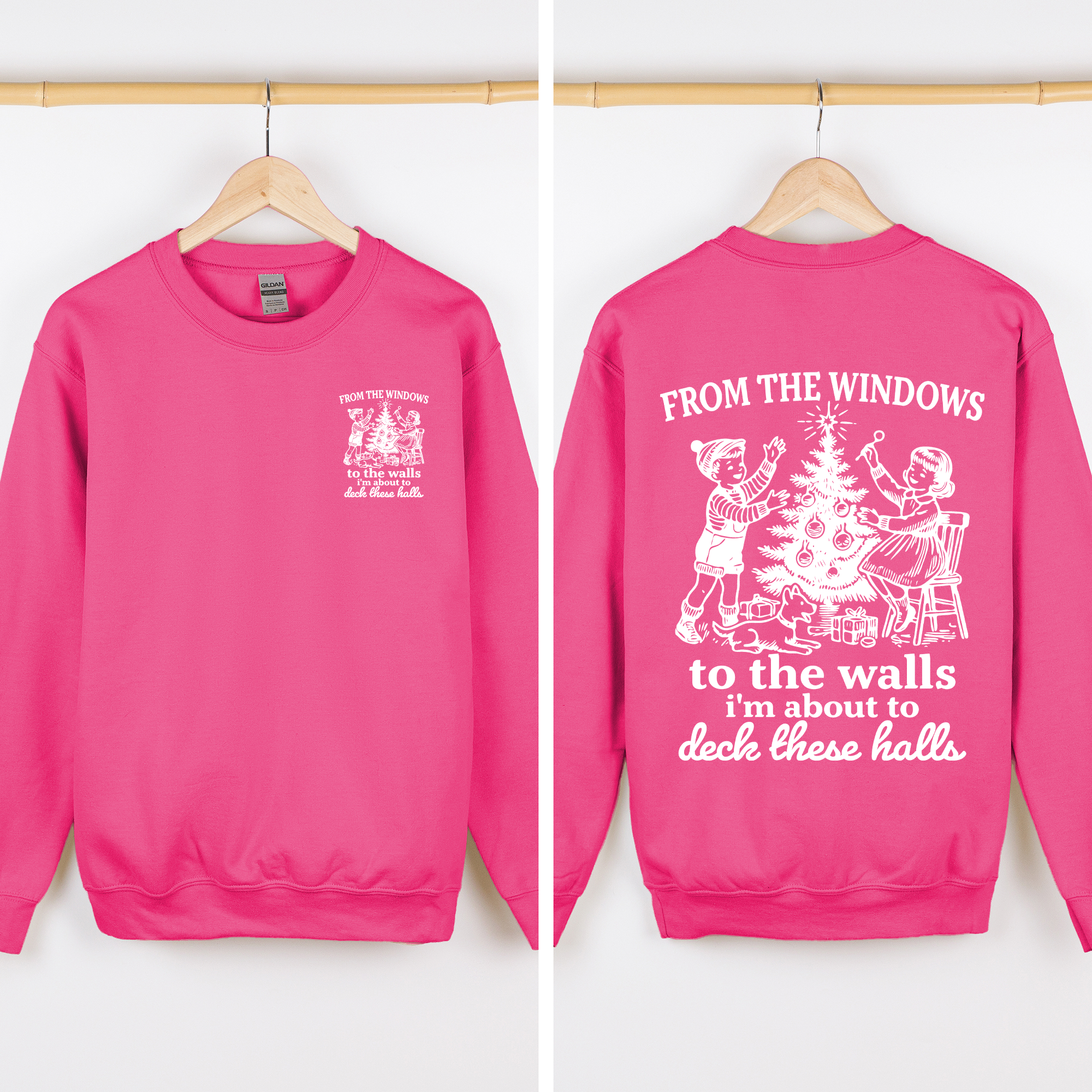 Refinery Number One LLC - Wholesale Graphic Sweatshirt - Unisex - From The Windows To The Wall, Christmas, Song, Sweatshirt6