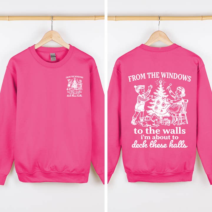 Refinery Number One LLC - Wholesale Graphic Sweatshirt - Unisex - From The Windows To The Wall, Christmas, Song, Sweatshirt4