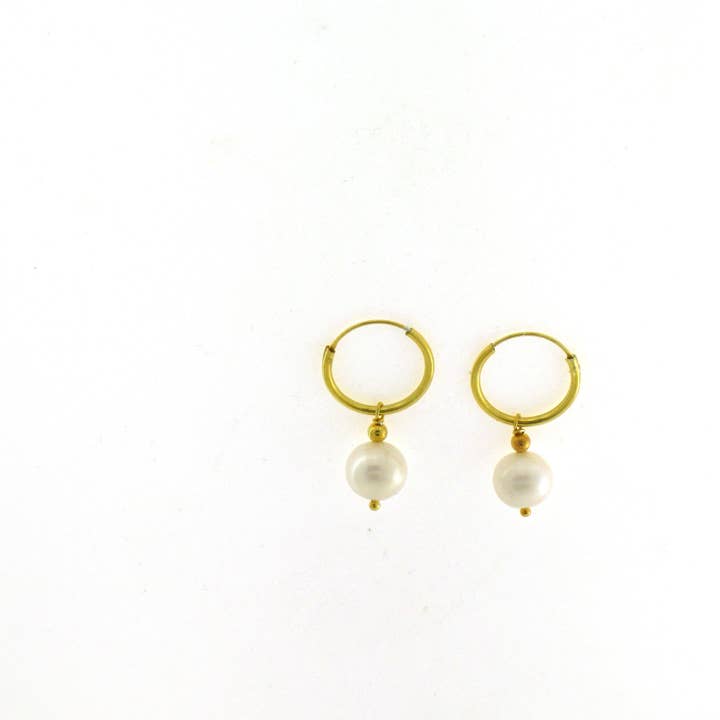 Yneda Jewels – Brincos de argola por atacado – Brincos de pérolas, brincos de prata 925, argolas de pérolas.4