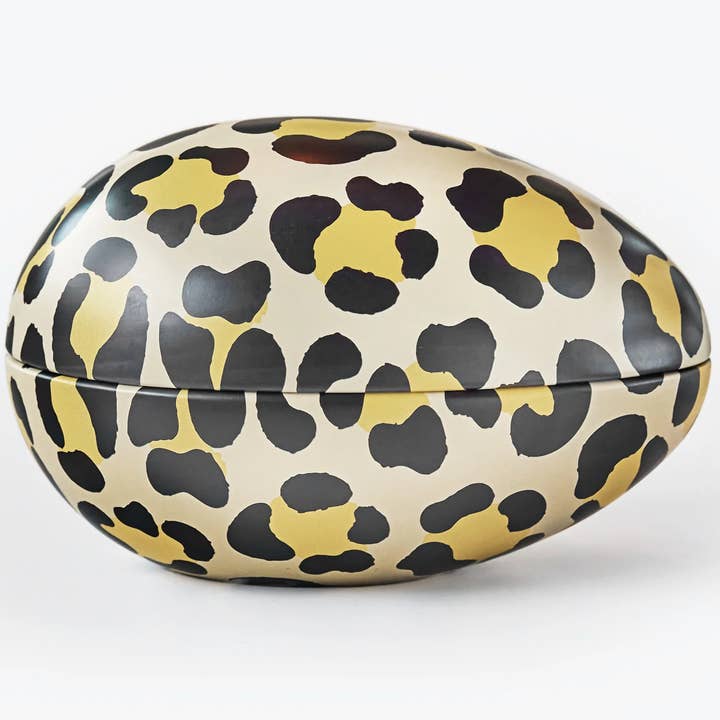 Gåva Gifting - Wholesale Decorative box - Jaguar refillable Tin Easter Egg 2