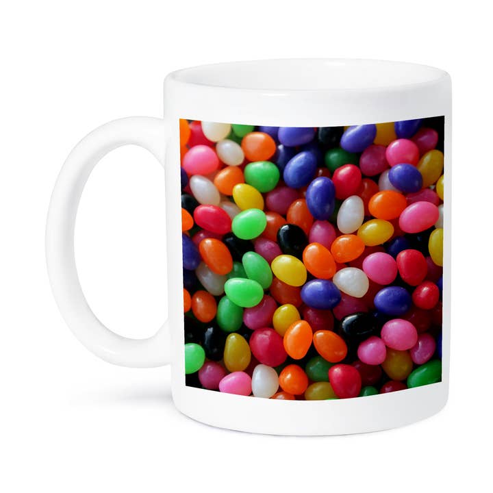 3dRose - Wholesale Coffee mug - 3dRose, Close up photograph of brightly colored jelly beans., Mug8