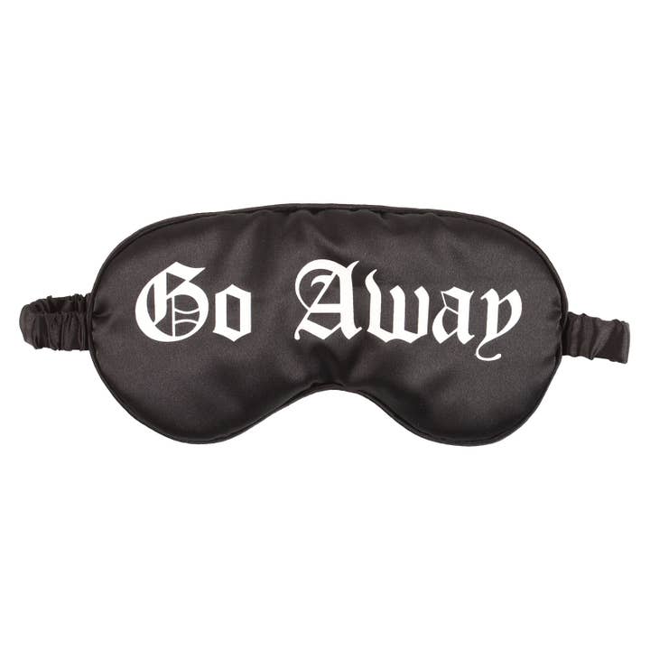 Something Different Wholesale - Wholesale Sleep/Eye Mask - Go Away Gothic Satin Sleep Mask