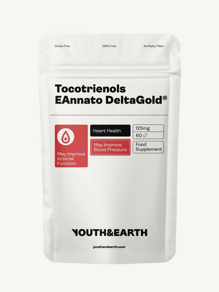 Tocotrienoler EanNato Delta Guld (60 x 125 mg softgels) for engroshandel hos Youth & Earth