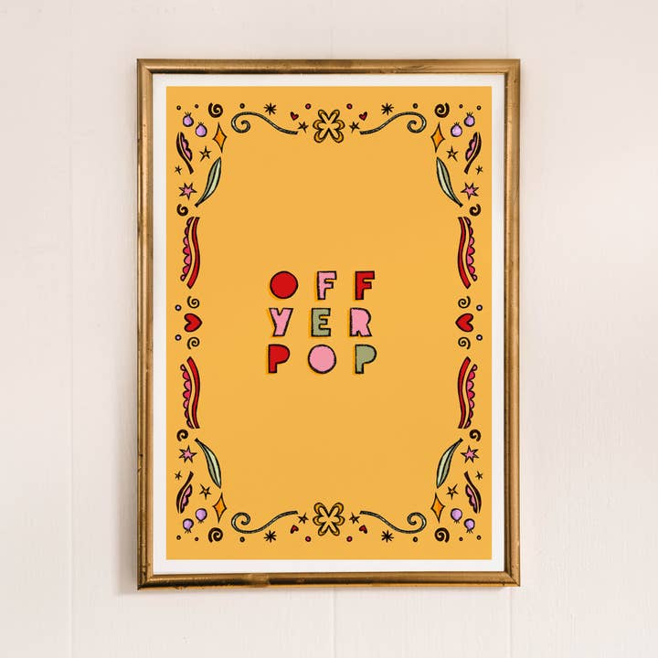 Off Yer Pop, Liverpool Print for wholesale by Freya Niamh