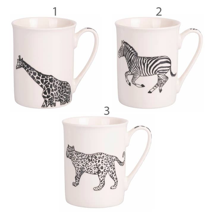 VdE Tivoli 1996 - Wholesale Coffee/Tea Cup - SAFARI MUG 3 ASSORTED 360ML1