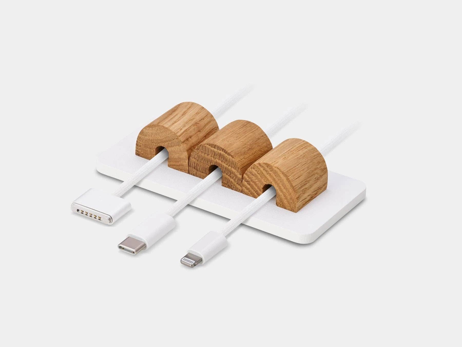 Oakywood - Wholesale Cord Holder - Magnetic Cable Organizer – Premium Wooden Cord Management6