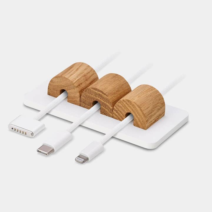 Oakywood - Wholesale Cord Holder - Magnetic Cable Organizer – Premium Wooden Cord Management6