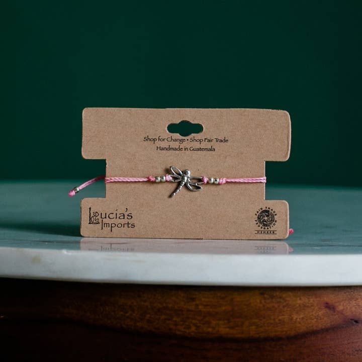 Lucia's Imports - Wholesale Woven/Braided Bracelet - Dragonfly String Bracelet3