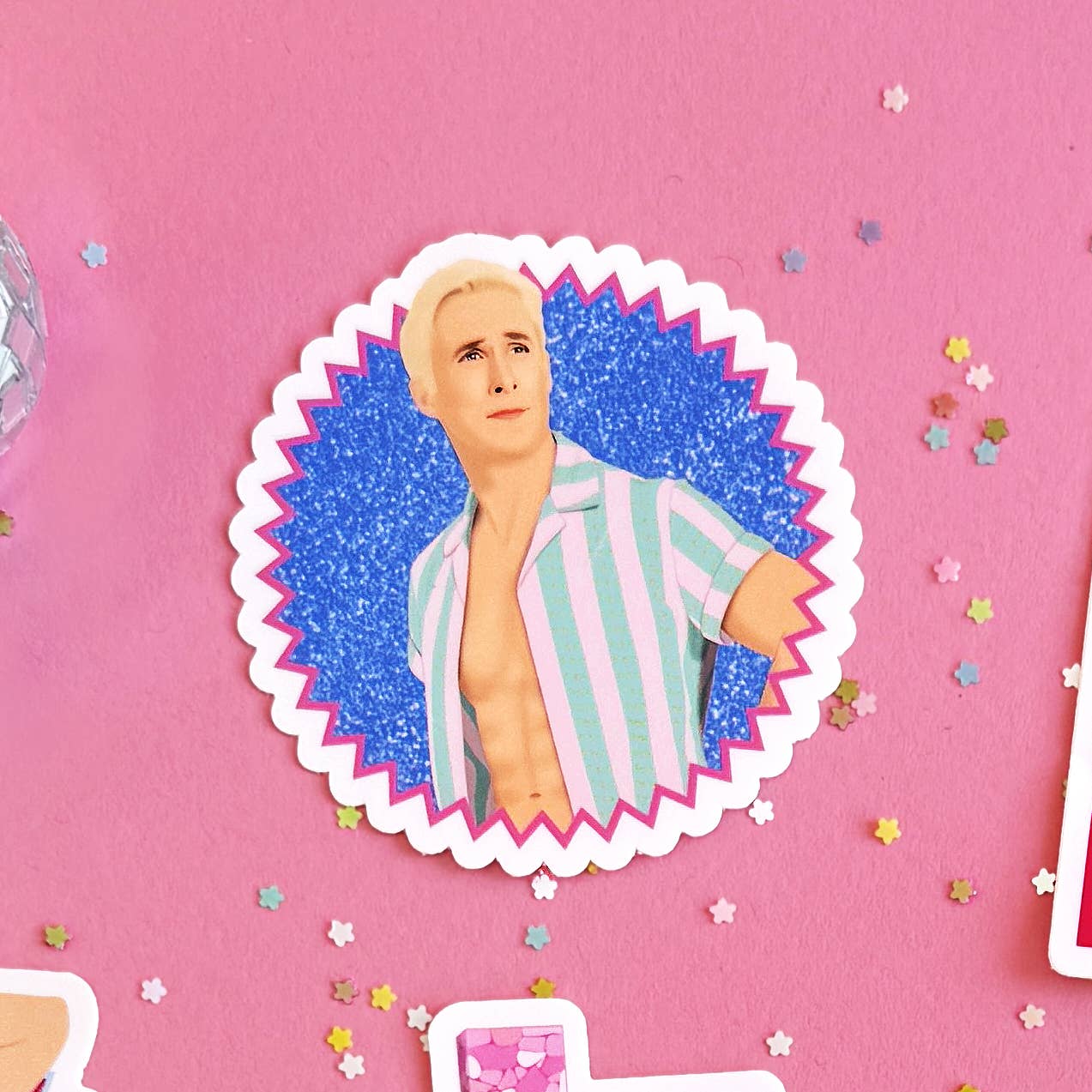 Shop Trimmings - Wholesale Sticker - Barbie Movie Ken Ryan Gosling Sticker2
