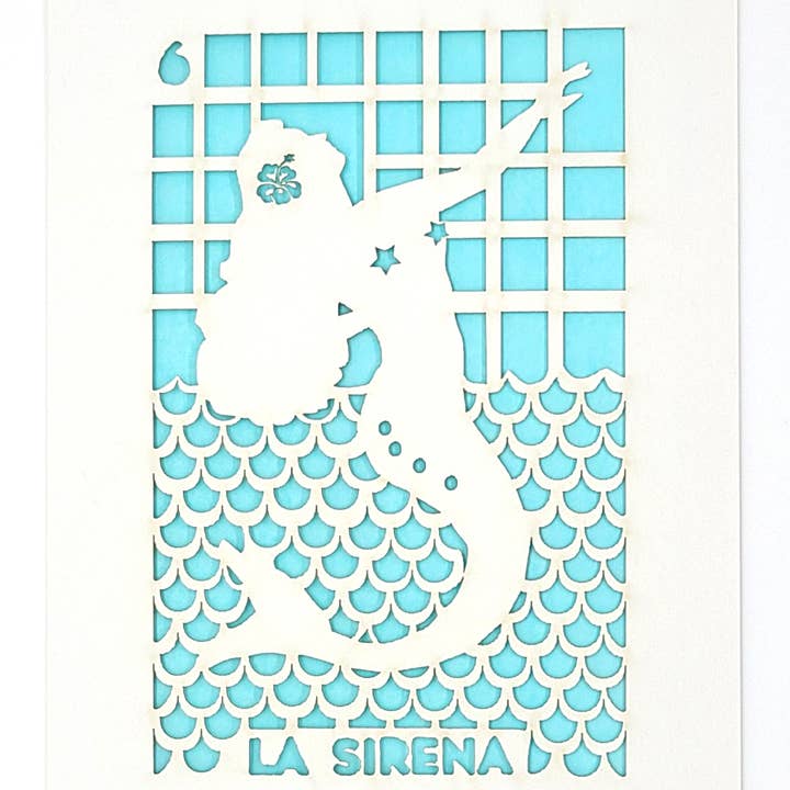 two hermanas - Wholesale Everyday Greeting Card - La Sirena - loteria7