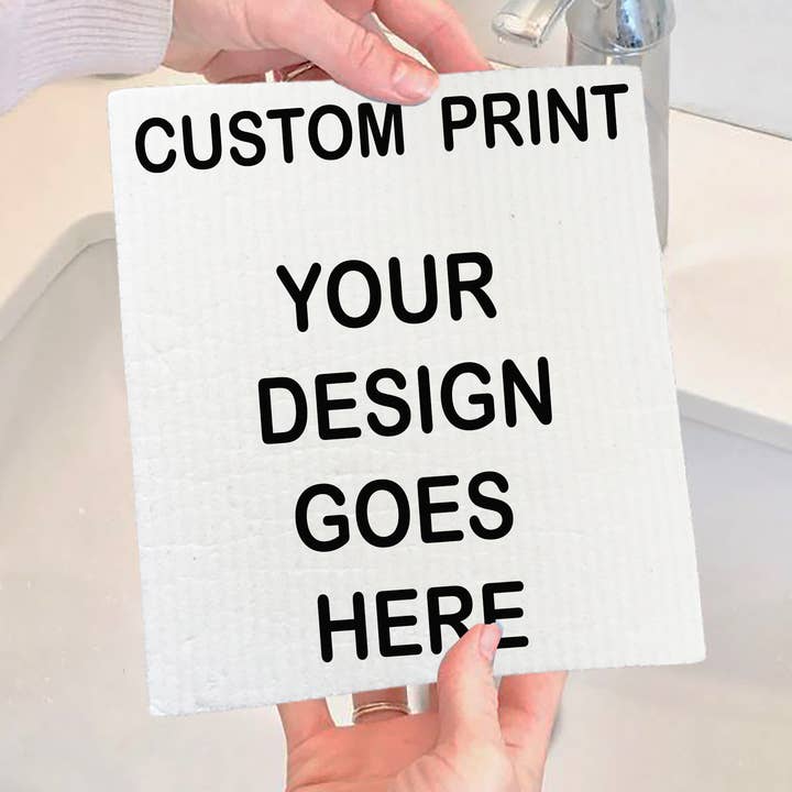 Customizable Products Swedish Dish Cloth for wholesale by Avery Lane Gifts