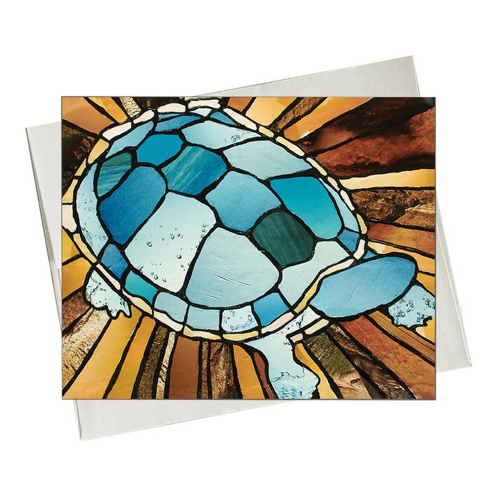 Pi Luna Art - Wholesale Everyday Greeting Card - Turtle - Greeting Card