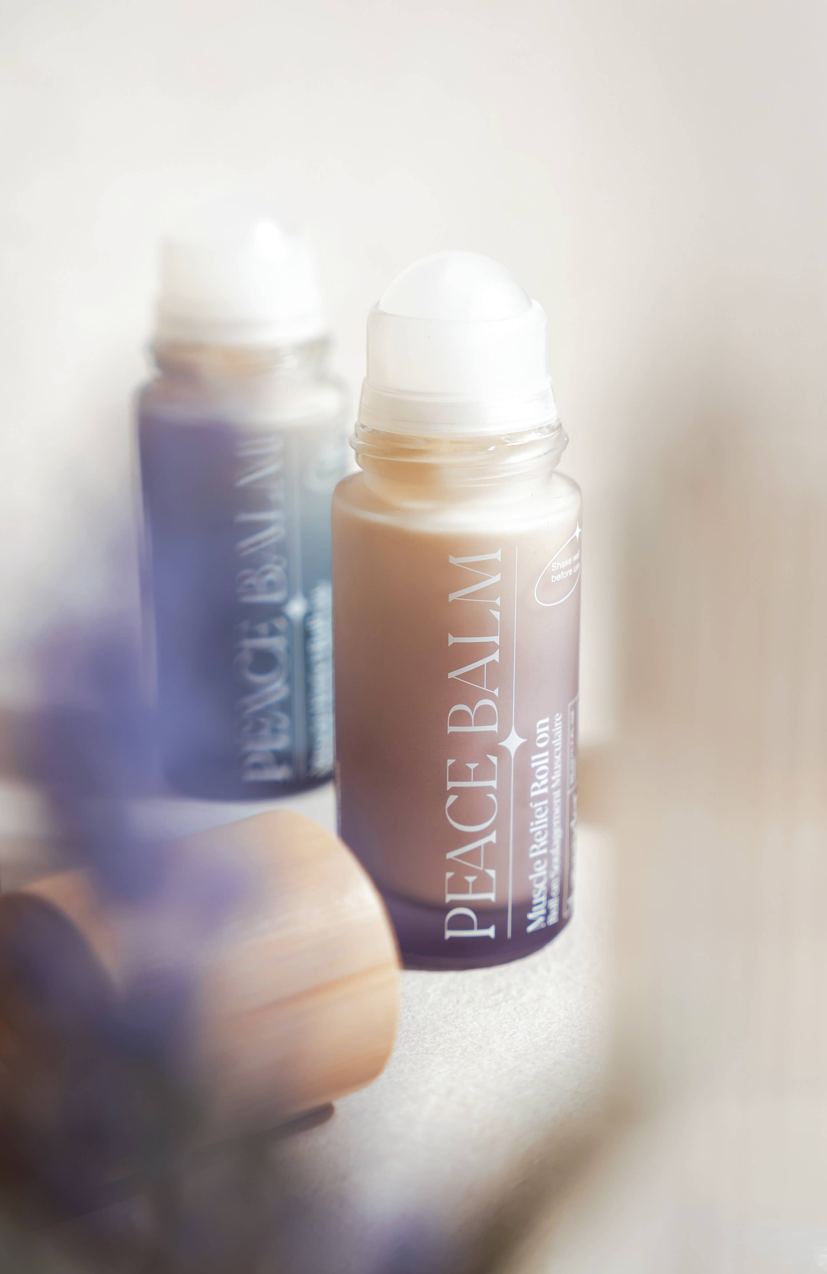 The Peace Labs - Wholesale Muscle Lotion/Rub/Gel - Lavender – Peace Balm Muscle Relief Roll On2