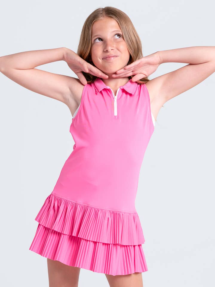 Vestido Polo Plissado Match - Taffy por atacado de Lucky In Love