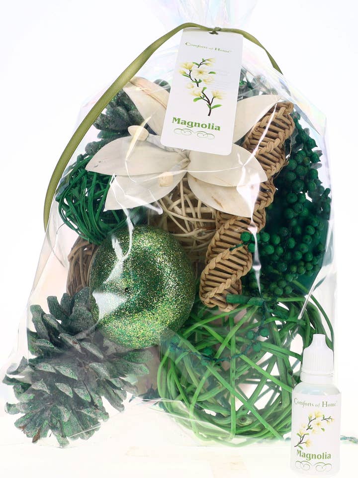 Magnolia Bowl Filler/Vase Decorative Potpourri for wholesale by Comforts of Home