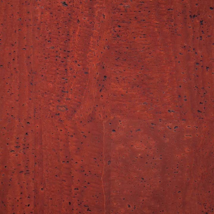 Meninas Bonitas Cork – material para artesanato por atacado – Tecido de Cortiça Portuguesa Vermelho Escarlate COF-155