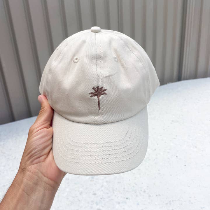 Anchor & Arrow - Wholesale Baseball cap – Women's - Matching Palm Cap - Beige3