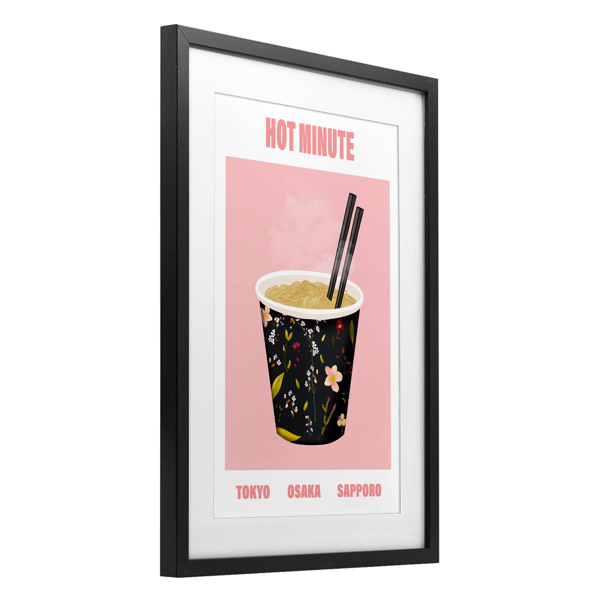 Stupell Industries - Wholesale Wall Sign - Hot Minute Cup of Noodles - Print Under Glass Wall Art7