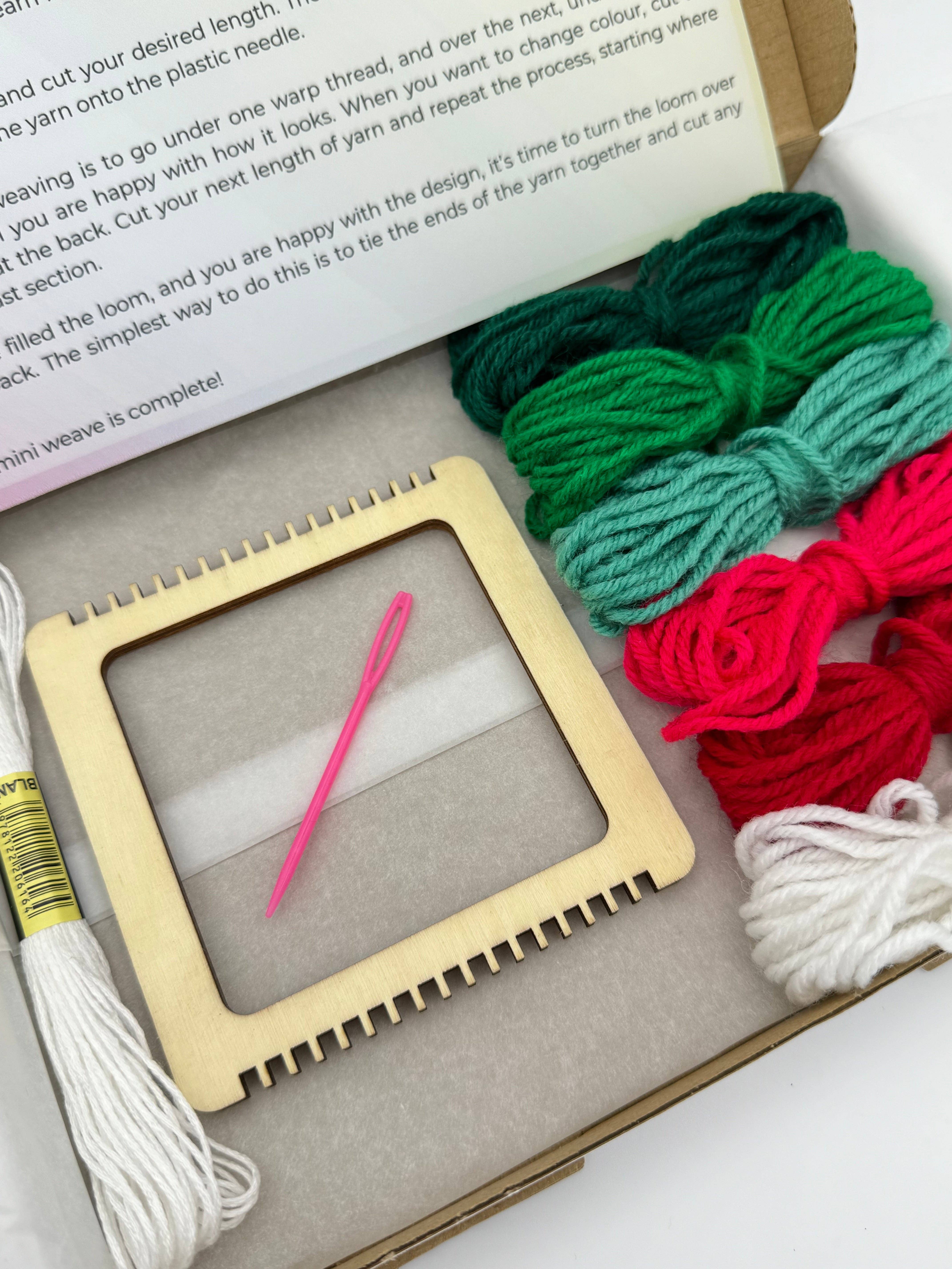 Emily's Weaving – Großhandel Bastelset – Mini-Webrahmen-Set zum Selbermachen3