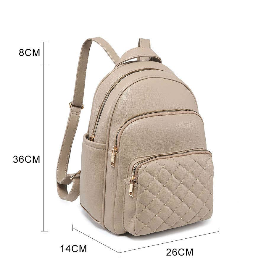 Papaya Fashion Ltd – wholesale Backpack – Women's – GL23900-Backpack with check quilted pattern10