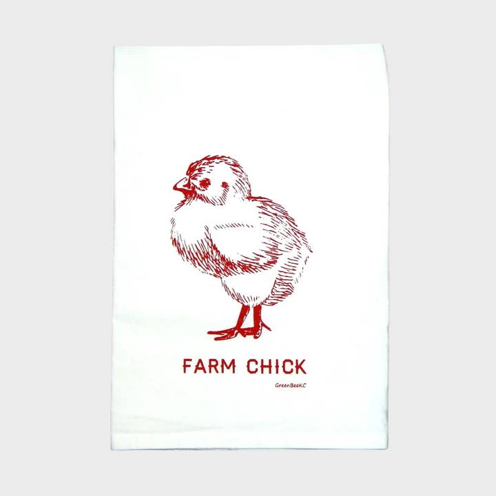 Green Bee Tea Towels - Wholesale Tea Towel - Farm Chick Kitchen Towel | Tea Towels | Chicken Dish Towels14