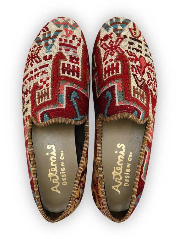 Men's Sumak Kilim Loafers - Size 11.5 for wholesale by Artemis Design Co.