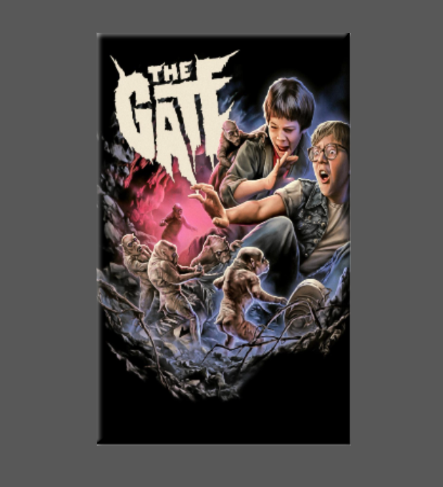 Ba Ba Buttons - Wholesale Magnet - THE GATE, Magnet, Button, Mirror, 80'S HORROR0