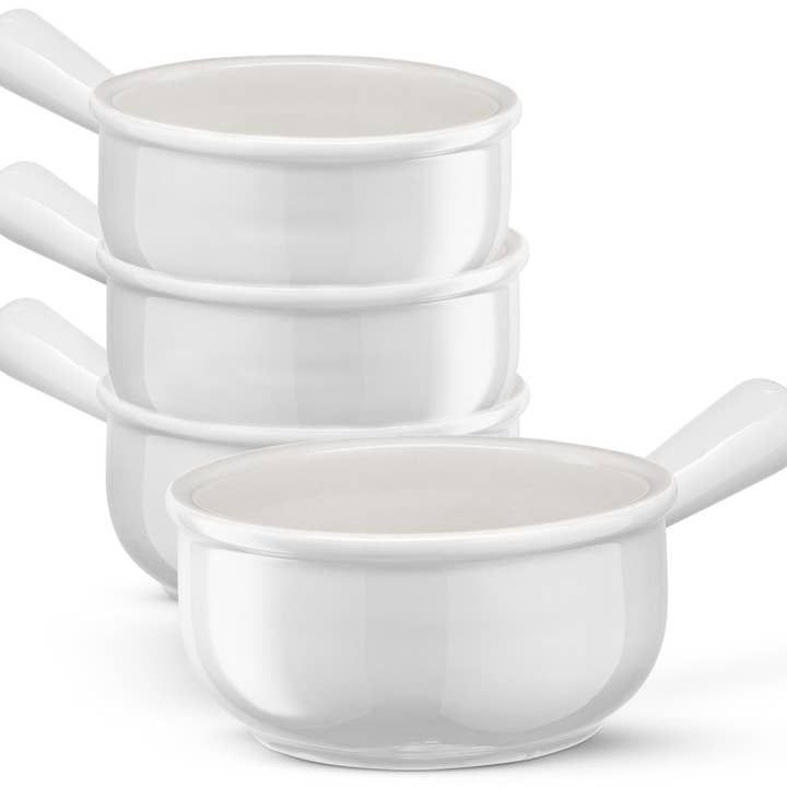 Kook - Wholesale Serve Bowl - Kook French Onion Soup Crocks, Ceramic, 18 oz, Set of 47