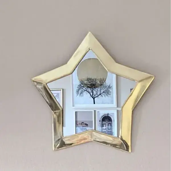 High crafty - Vente Miroir mural - 🪞 Miroir en laiton fait main – Petite décoration élégante pour la maison0