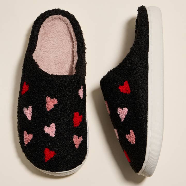 Frem - Wholesale Slippers - Women's - Chic Multi-Heart Home Slippers for Christmas Gift3