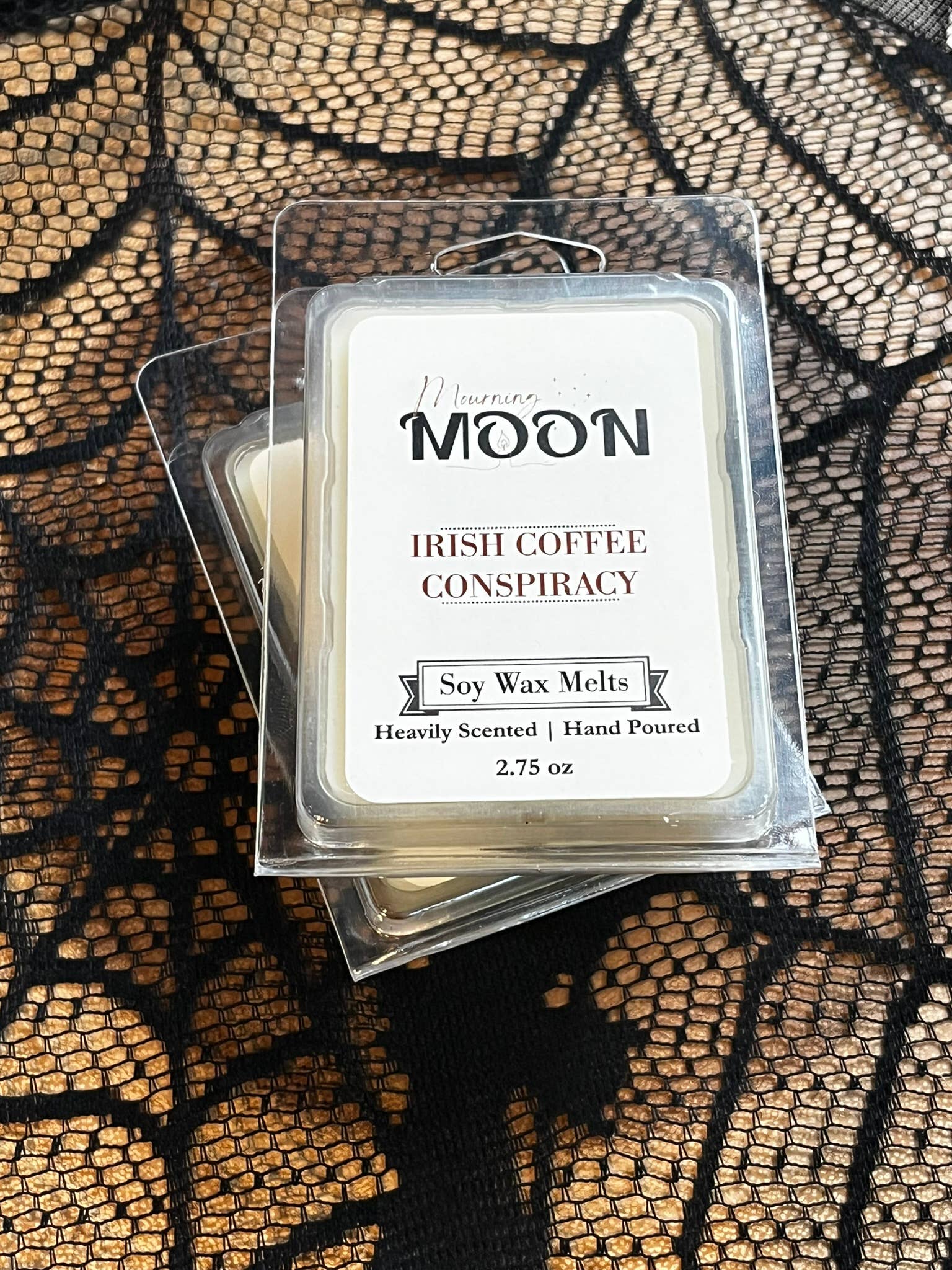 Mourning Moon Candles - Wholesale Wax Melt - Irish Coffee Conspiracy Soy Wax Melt1
