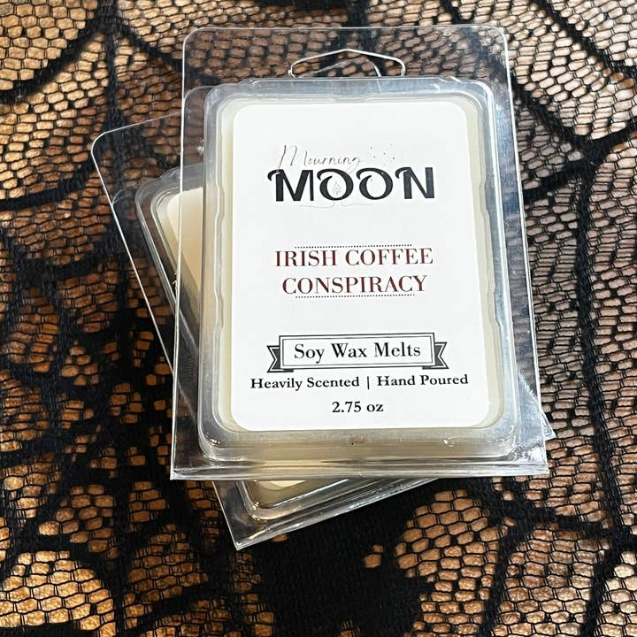 Mourning Moon Candles - Wholesale Wax Melt - Irish Coffee Conspiracy Soy Wax Melt1
