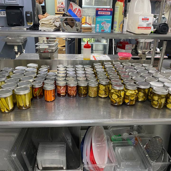 May's Market @ TLM – wholesale Pickled vegetables – Sweet Pickled Beets, 16oz, Premium Quality Goods by The Lady May