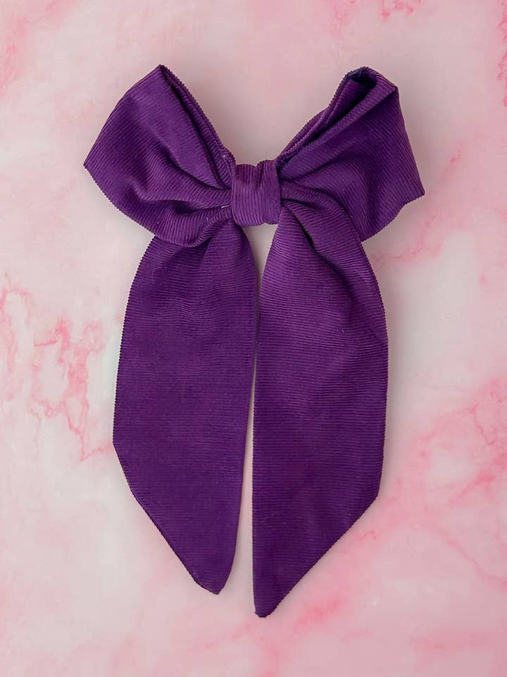 Violett - Lila manchester hårrosett för wholesale av ThatsSewLauraUk