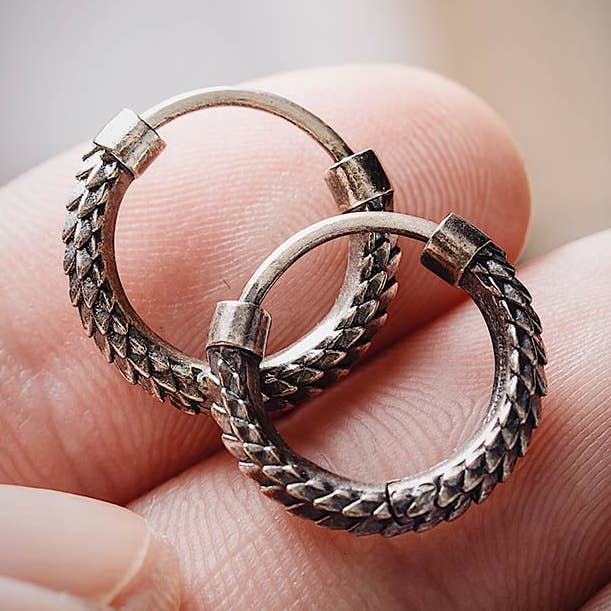 Snake Skin Earrings for wholesale by Coppertist.wu